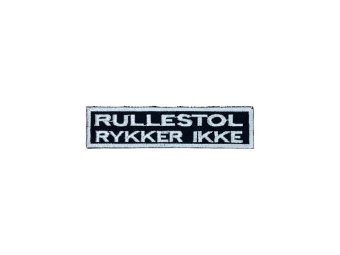 Rullestol rykker ikke - Patch  Mærke