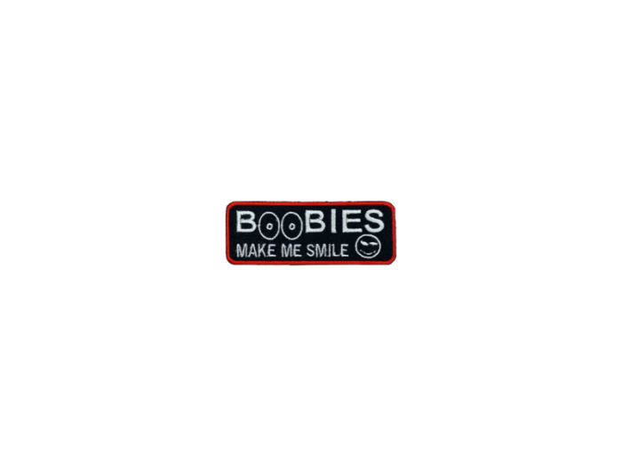 Boobies make me smile - Patch  Mærke - Billede 3