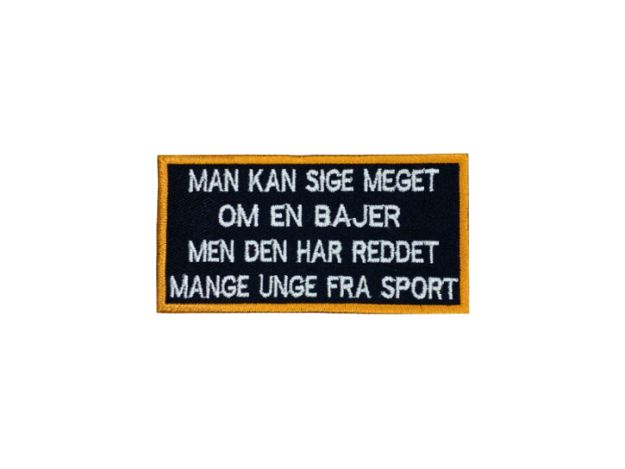 Man kan sige meget om en bajer - Patch  Mærke - Billede 3