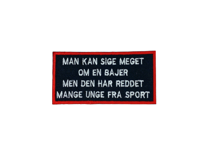 Man kan sige meget om en bajer - Patch  Mærke - Billede 4