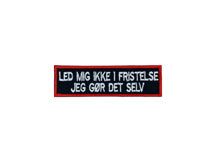 Led mig ikke i fristelse - Patch  Mærke - Billede 3