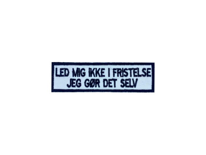 Led mig ikke i fristelse - Patch  Mærke - Billede 4