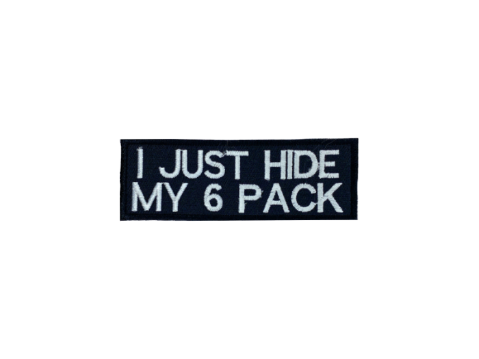 I just hide my 6 pack - Patch  Mærke - Billede 5
