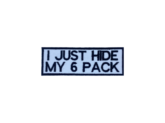 I just hide my 6 pack - Patch  Mærke - Billede 3