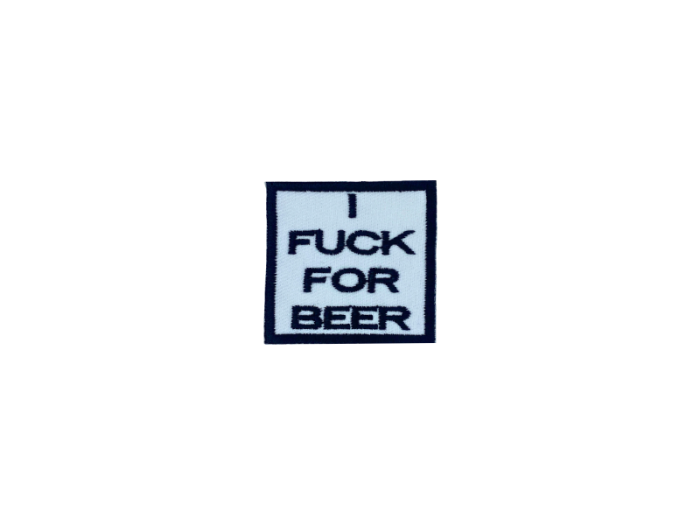 I fuck for beer - Patch  Mærke - Billede 4