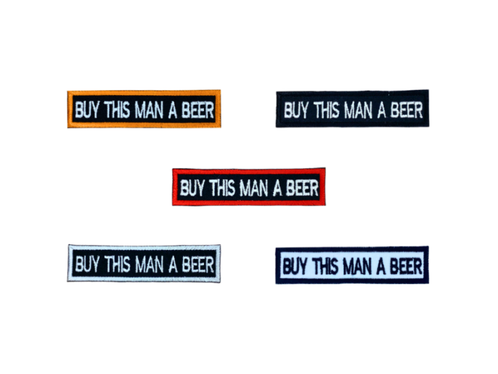 Buy this man a beer - Patch  Mærke