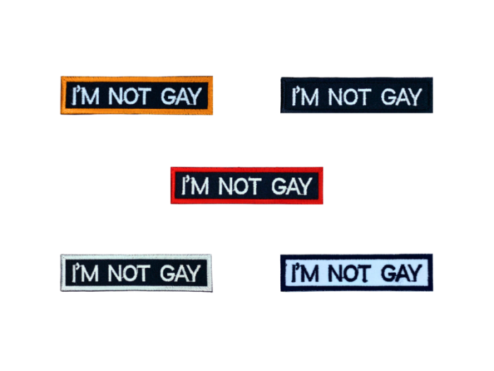 Im not gay - Patch  Mærke