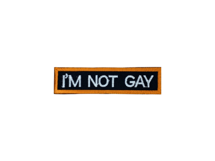 Im not gay - Patch  Mærke - Billede 2