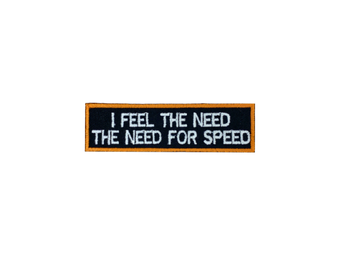 I feel the need  The need for speed - Patch  Mærke - Billede 2