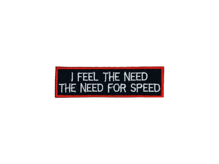 I feel the need  The need for speed - Patch  Mærke - Billede 3