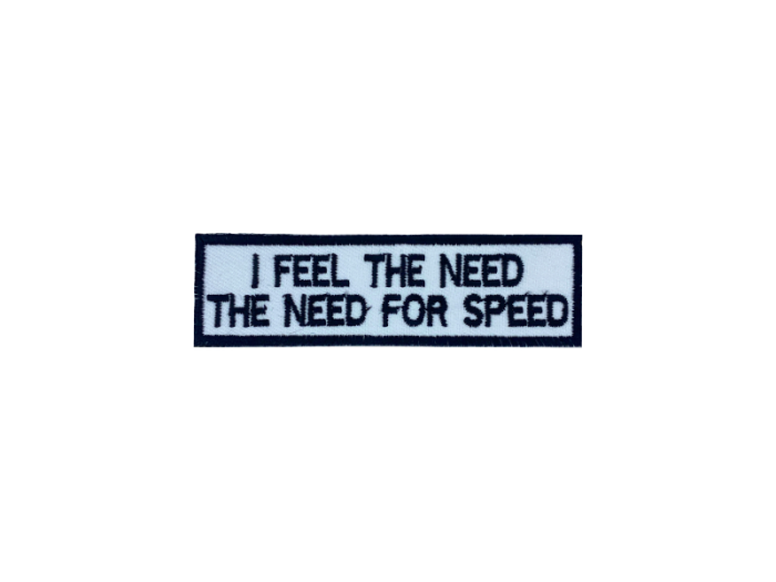 I feel the need  The need for speed - Patch  Mærke - Billede 4