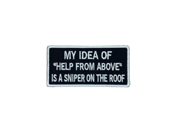 My idea of help from above is a sniper on the roof - Patch  Mærke - Billede 5
