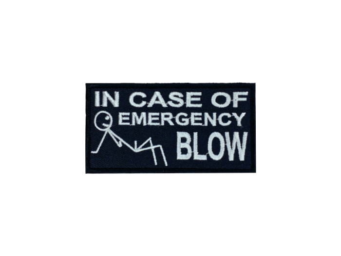 In case of emergency blow - Patch  Mærke - Billede 5