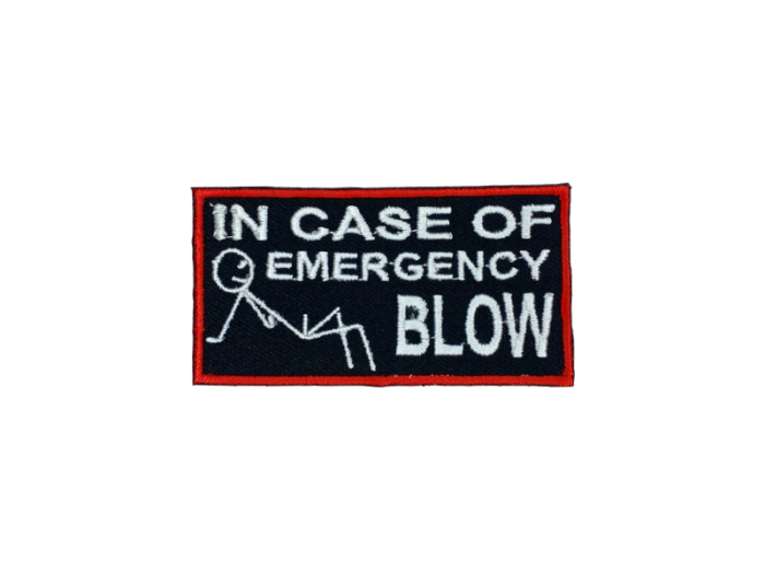 In case of emergency blow - Patch  Mærke - Billede 2