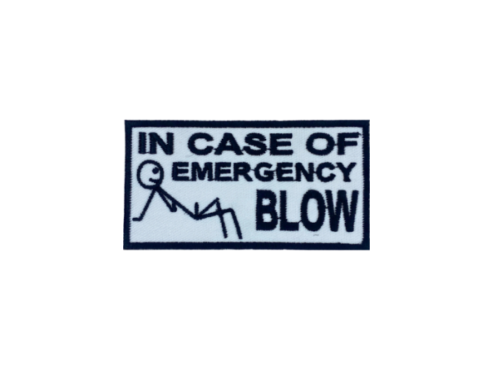 In case of emergency blow - Patch  Mærke - Billede 3