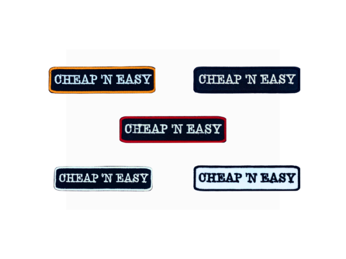 Cheap'N'Easy - Patch Mærke