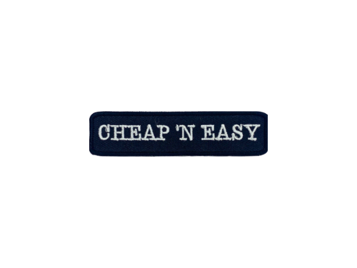 Cheap'N'Easy - Patch Mærke - Billede 2