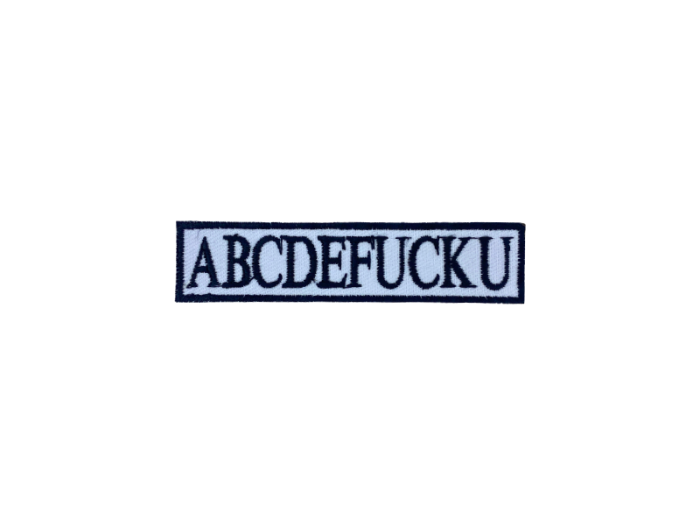 Abcdefucku - Patch  Mærke - Billede 3