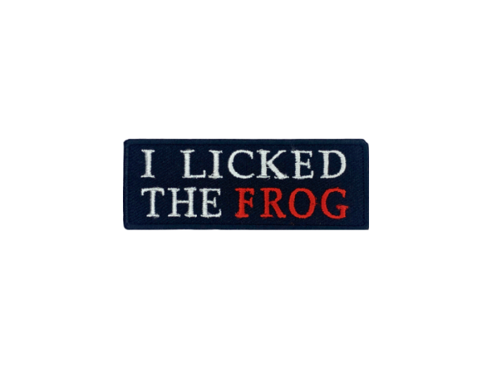 I licked the frog - Patch  Mærke - Billede 2