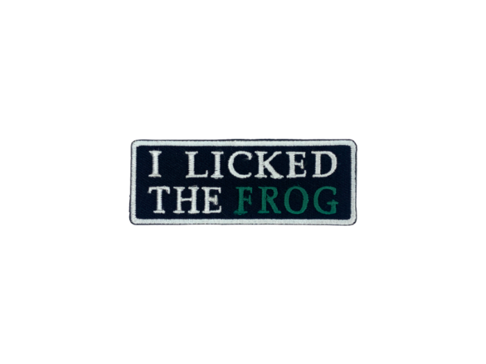 I licked the frog - Patch  Mærke