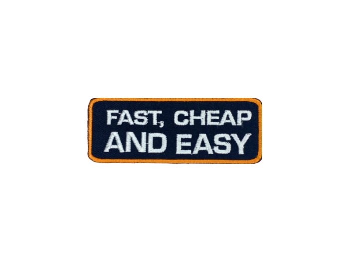 Fast cheap and easy - Patch  Mærke - Billede 6
