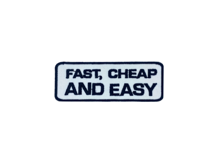 Fast cheap and easy - Patch  Mærke - Billede 4