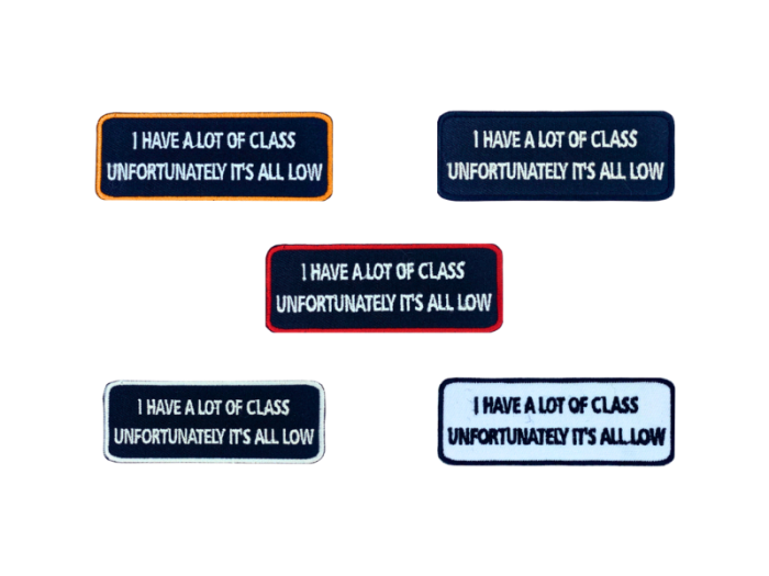 I have a lot of glass unfortunally its all low - Patch  Mærke
