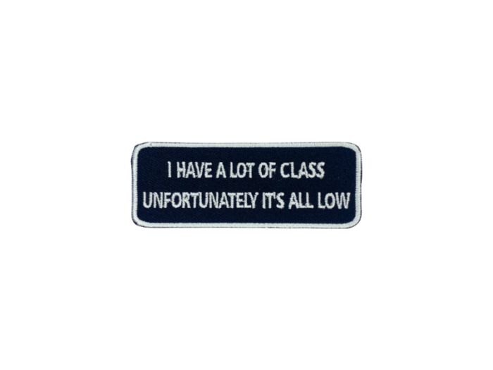 I have a lot of glass unfortunally its all low - Patch  Mærke