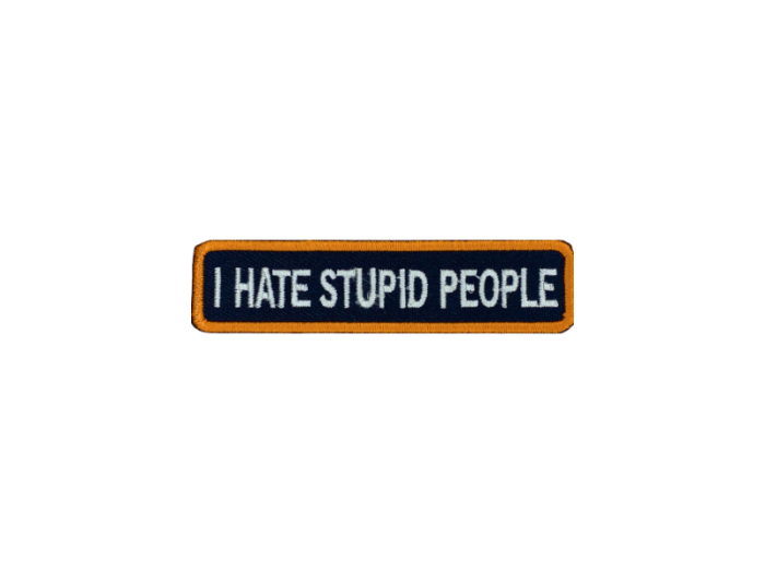 I hate stupid people - Patch  Mærke - Billede 6
