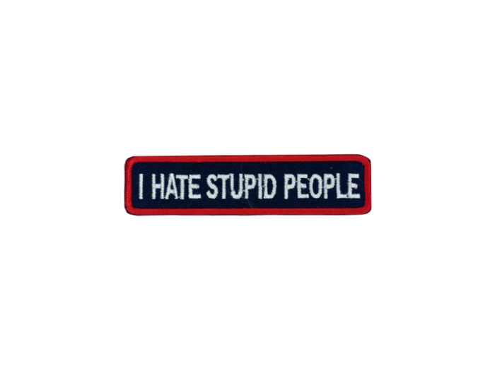 I hate stupid people - Patch  Mærke - Billede 5