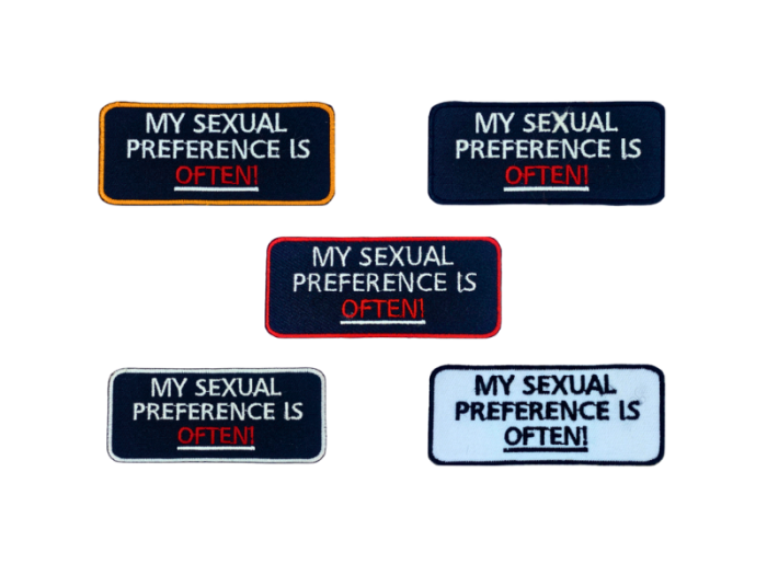 My sexual experience is often - Patch  Mærke