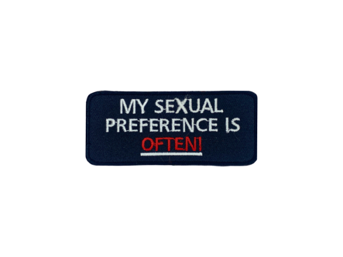 My sexual experience is often - Patch  Mærke - Billede 6