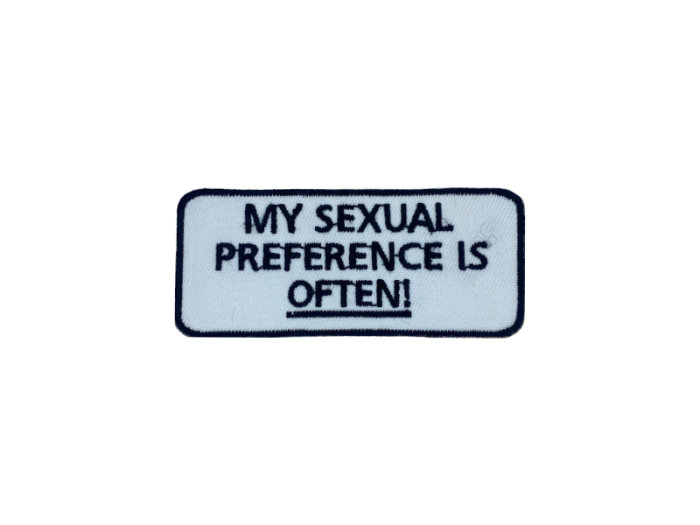 My sexual experience is often - Patch  Mærke - Billede 3
