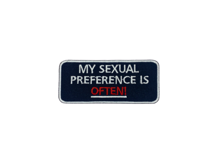 My sexual experience is often - Patch  Mærke
