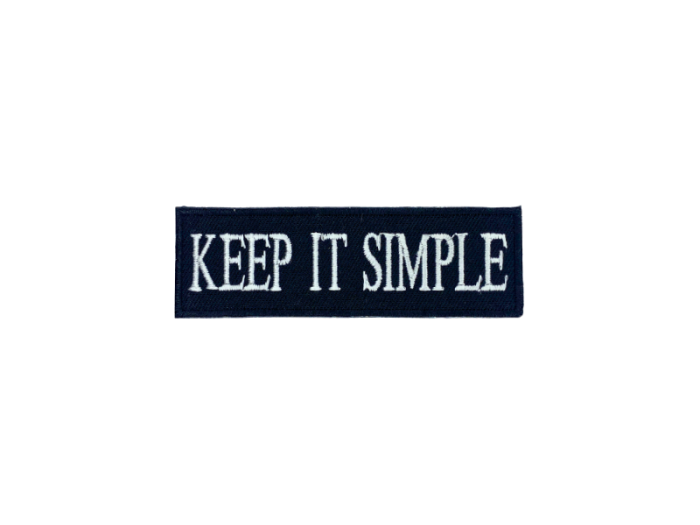 Keep it simple - Patch  Mærke - Billede 6