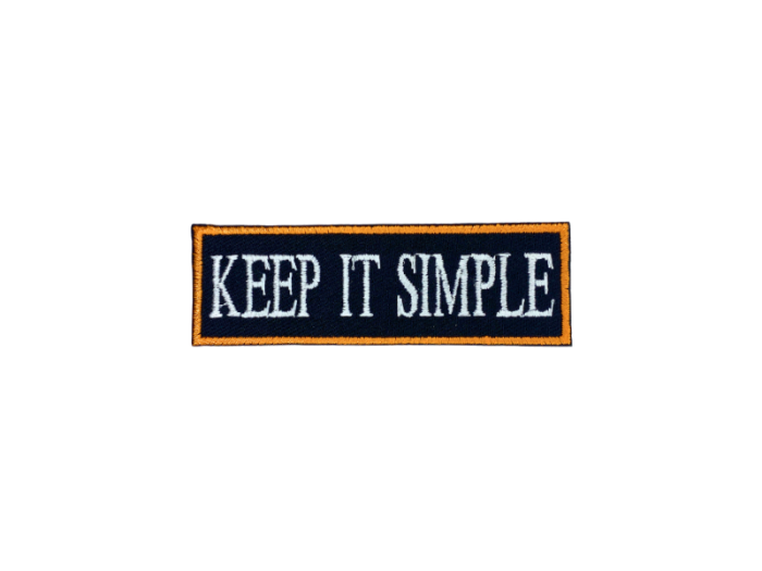 Keep it simple - Patch  Mærke - Billede 2
