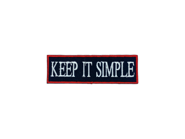 Keep it simple - Patch  Mærke - Billede 3