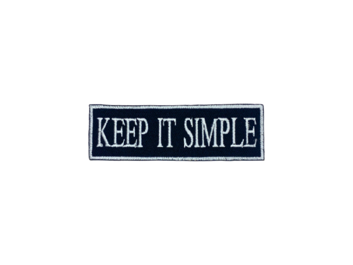 Keep it simple - Patch  Mærke - Billede 5