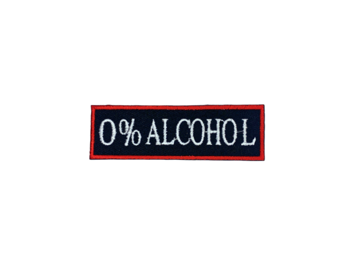 0% alcohol - Patch  Mærke - Billede 2