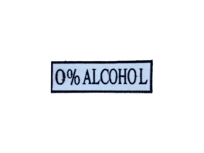 0% alcohol - Patch  Mærke - Billede 3
