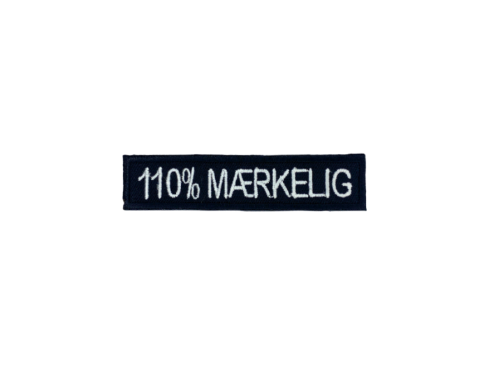 110% Mærkelig - Patch  Mærke - Billede 6