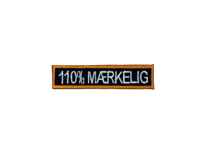 110% Mærkelig - Patch  Mærke - Billede 2