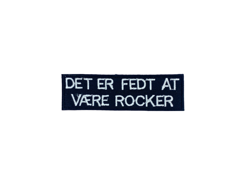 Det er fedt at være rocker - Patch Mærke - Billede 6