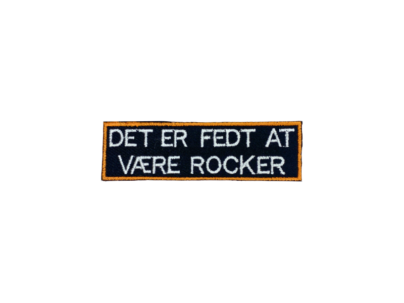 Det er fedt at være rocker - Patch Mærke - Billede 2