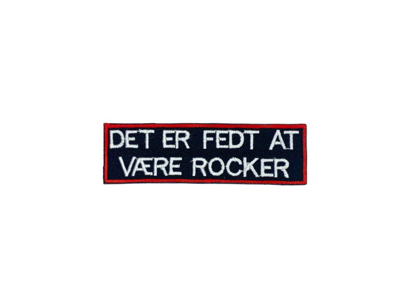 Det er fedt at være rocker - Patch Mærke - Billede 3