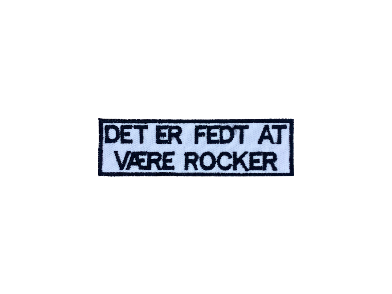 Det er fedt at være rocker - Patch Mærke - Billede 4
