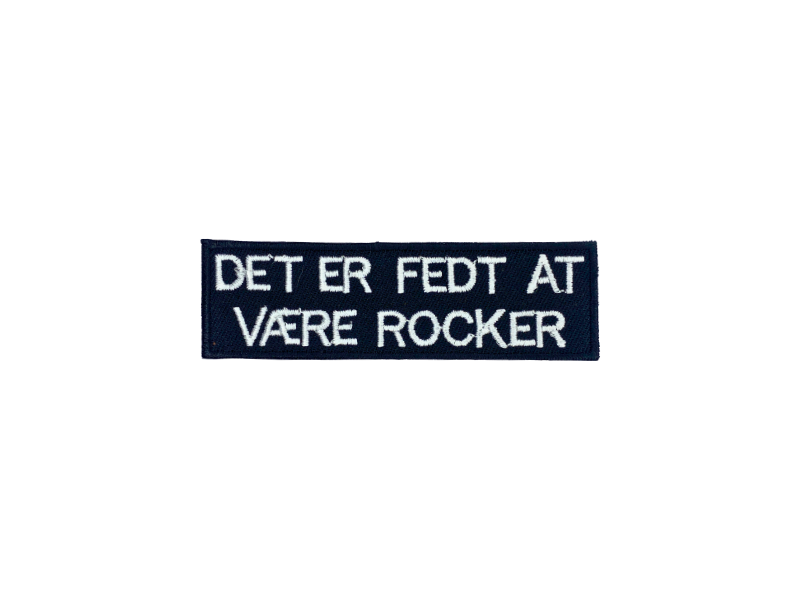 Det er fedt at være rocker - Patch Mærke - Billede 5