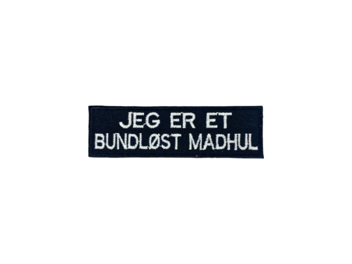 Jeg er et bundløst madhul - Patch  Mærke - Billede 6