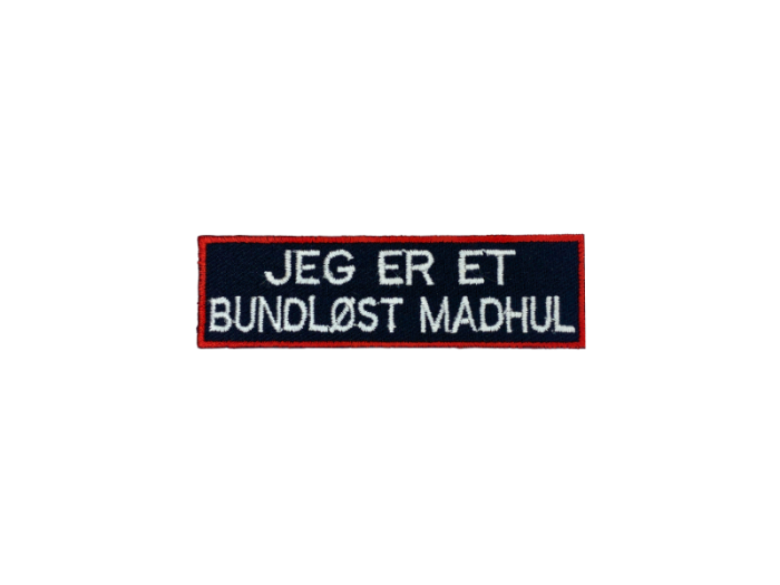Jeg er et bundløst madhul - Patch  Mærke - Billede 3