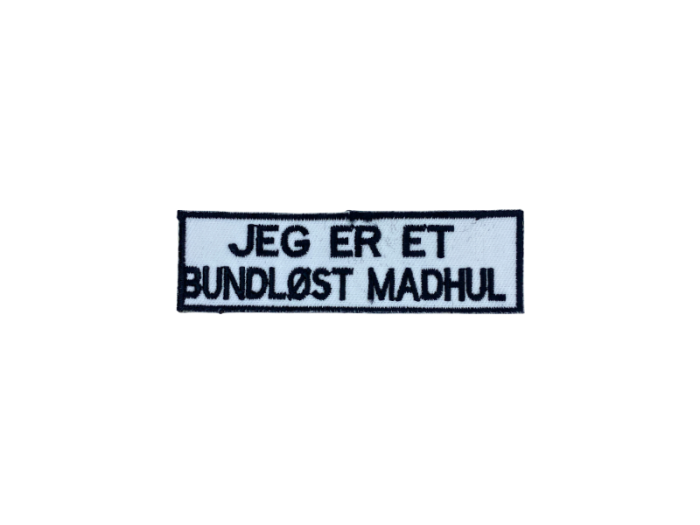 Jeg er et bundløst madhul - Patch  Mærke - Billede 4